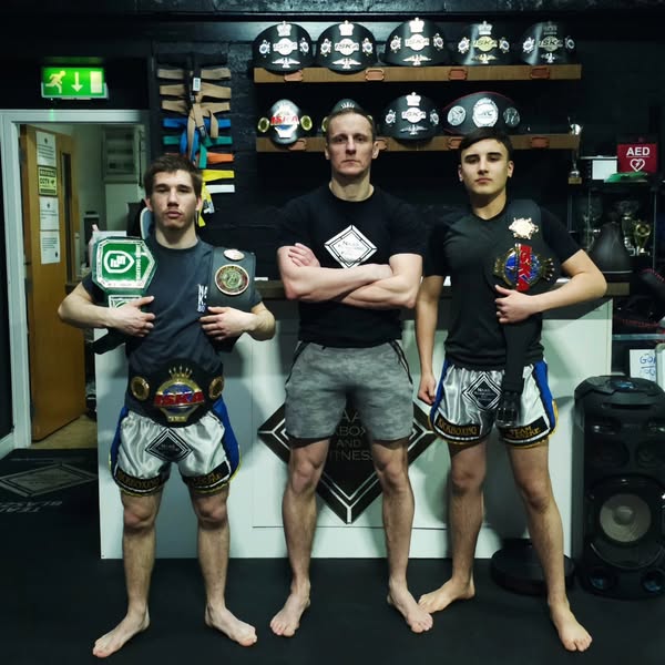 Kids' kickboxing class promoting fitness and fun