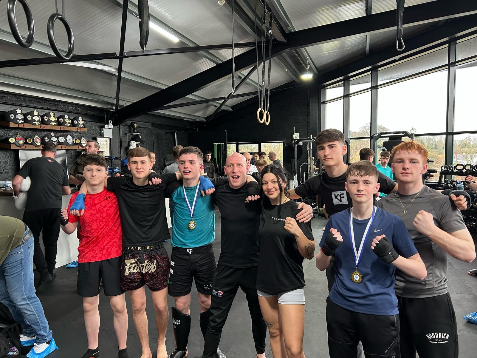 Intense boxing workout with trainer guidance Intense boxing workout with trainer guidance